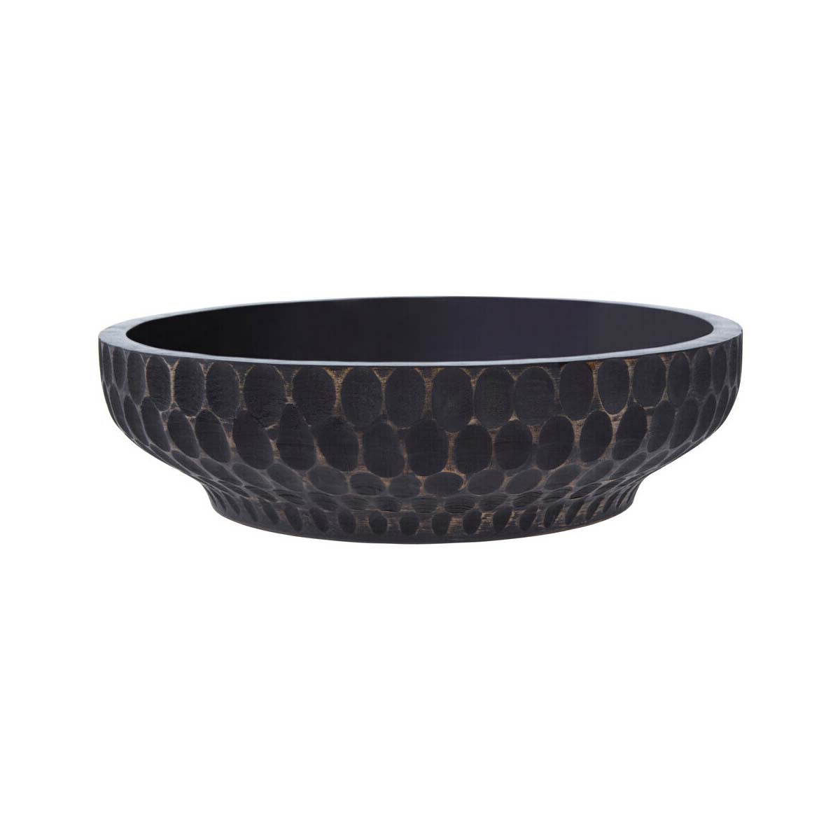 Kara Medium Black Finish Bowl