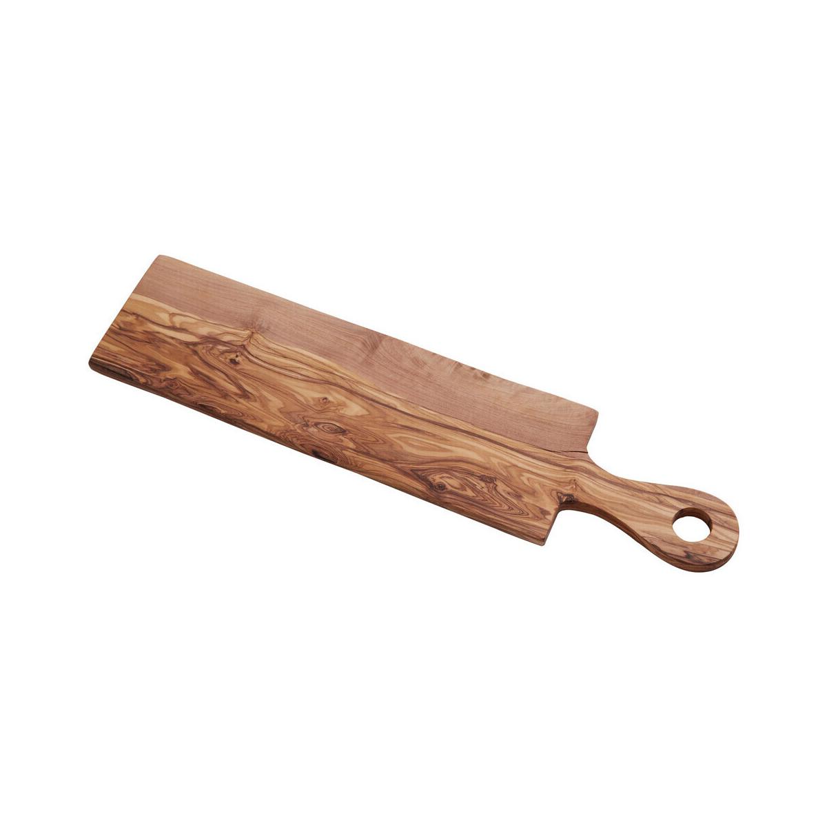 Kora Rectangular Padlle Serving Board in Olive Wood
