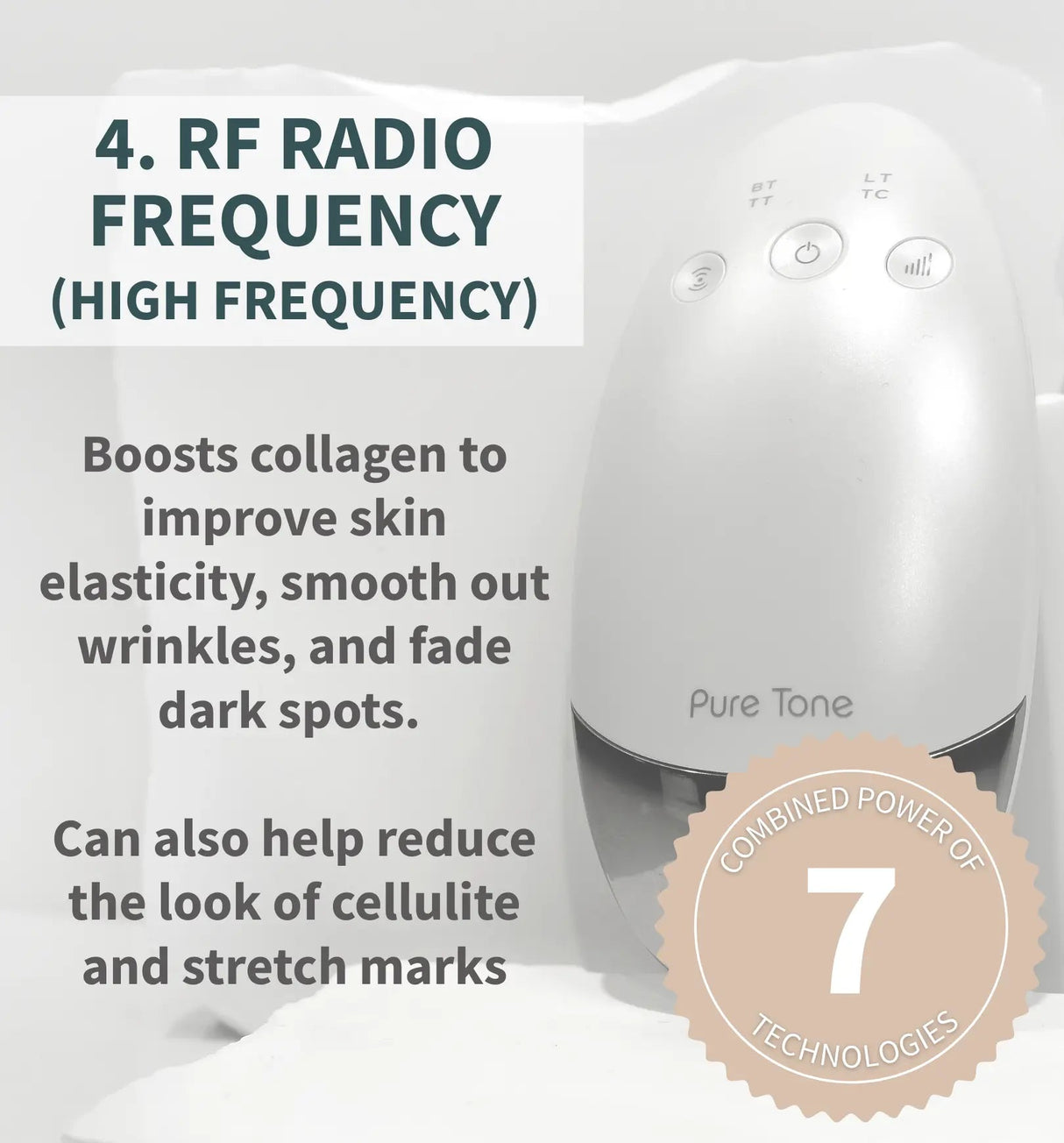 Radiance Pod Deluxe Set. Skin Lifting & Tightening Tool Plus Face-Up Gliding Gel