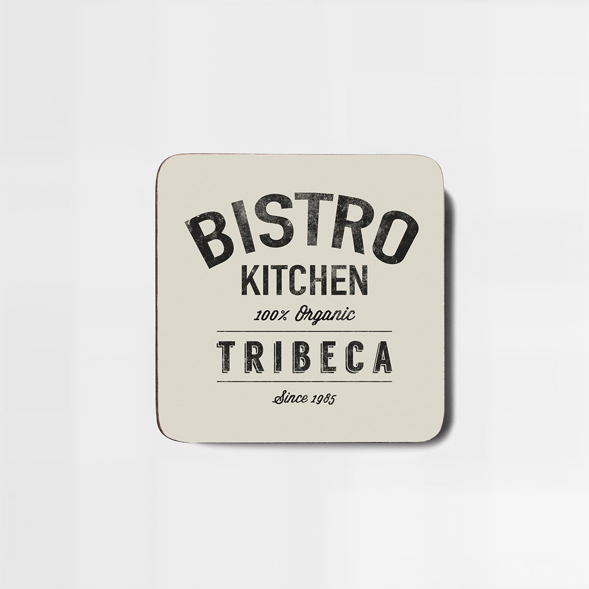 Bistro Set Of Four Square Coasters