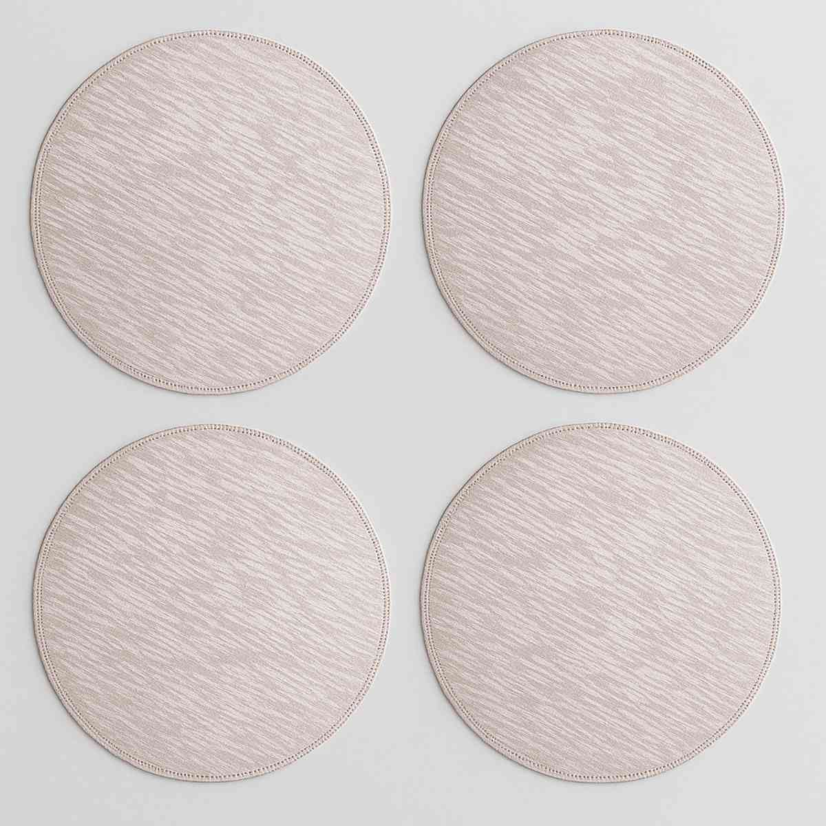 Knightsbridge Set Of 4 Round Placemats