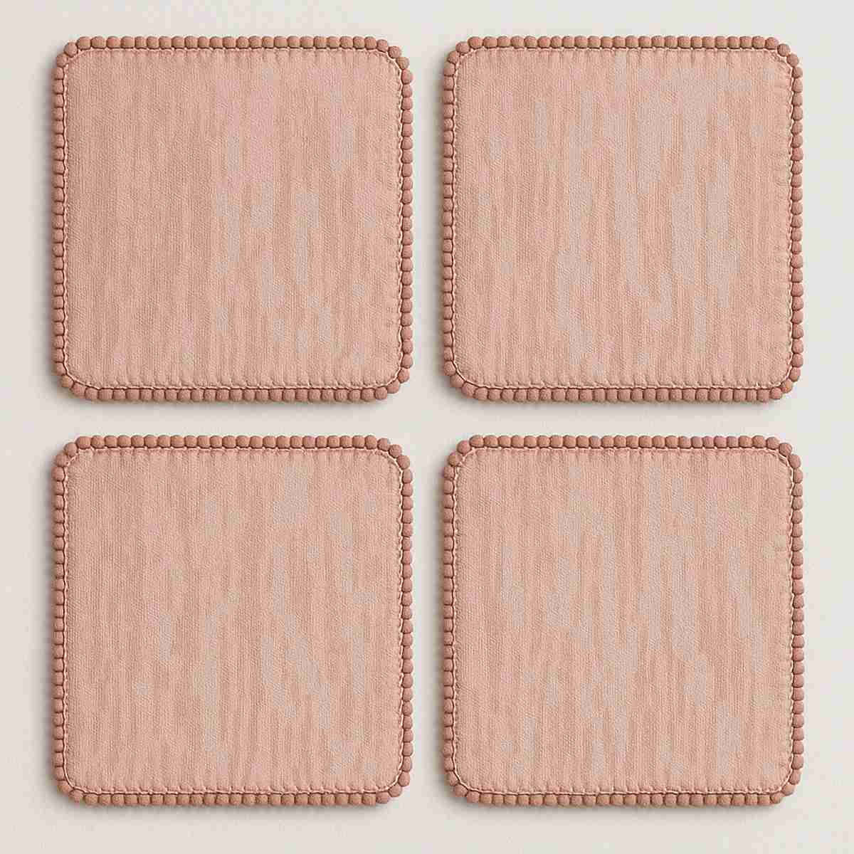 Knightsbridge Set Of 4 Square Coasters
