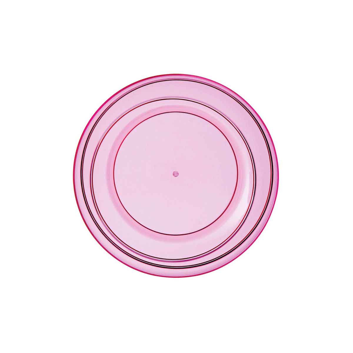 Pink Plastic Small Summer Plate