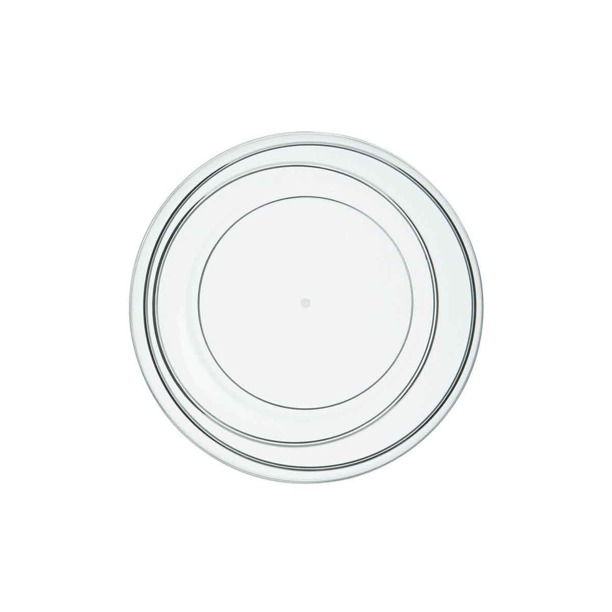 Clear Plastic Small Summer Plate