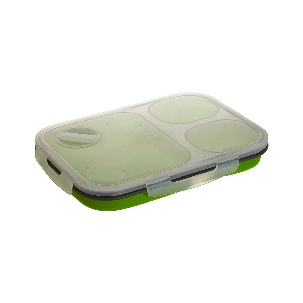 Grub Tub Green Folding Lunch Box With Spork