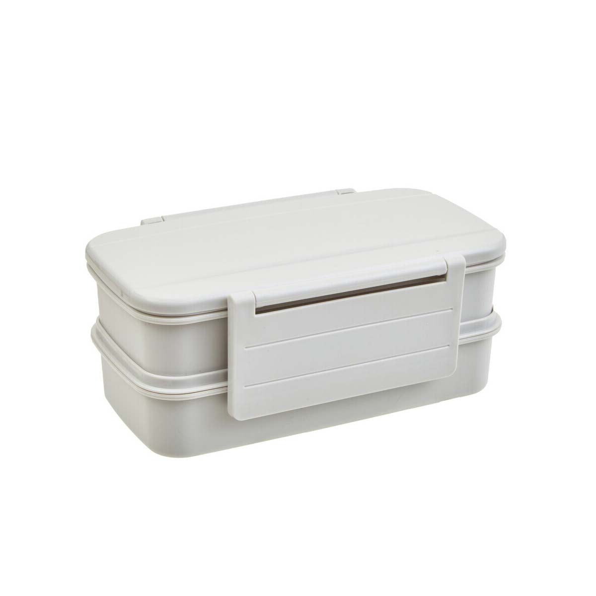 Grub Tub Warm Grey Lunch Box With Cutlery