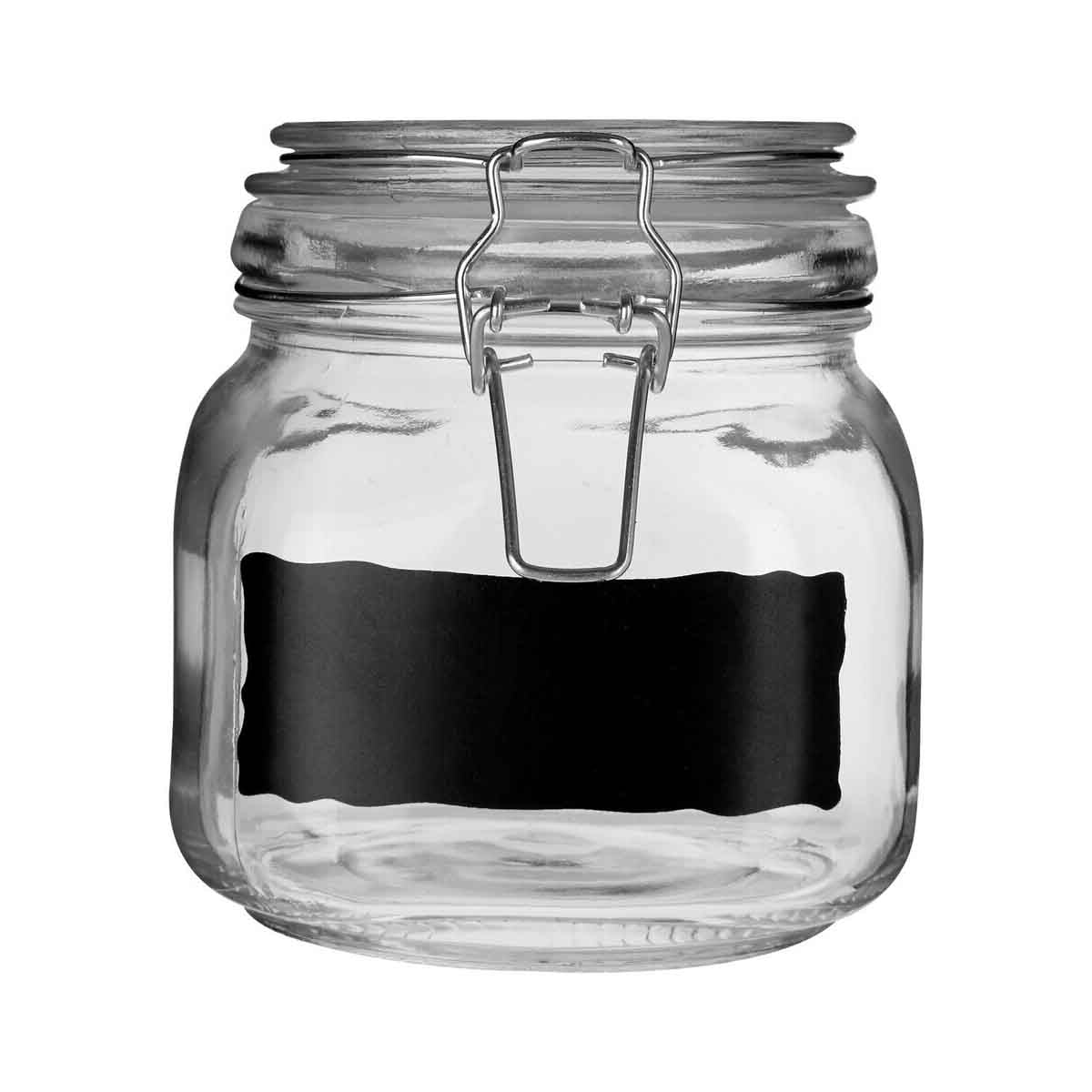 Small Glass Storage Jar with Clip Top Lid