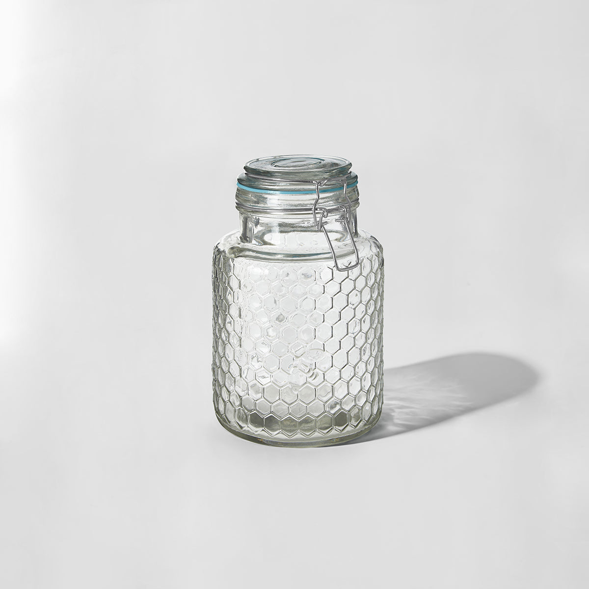 Apiary Blue Seal Small Glass Jar.