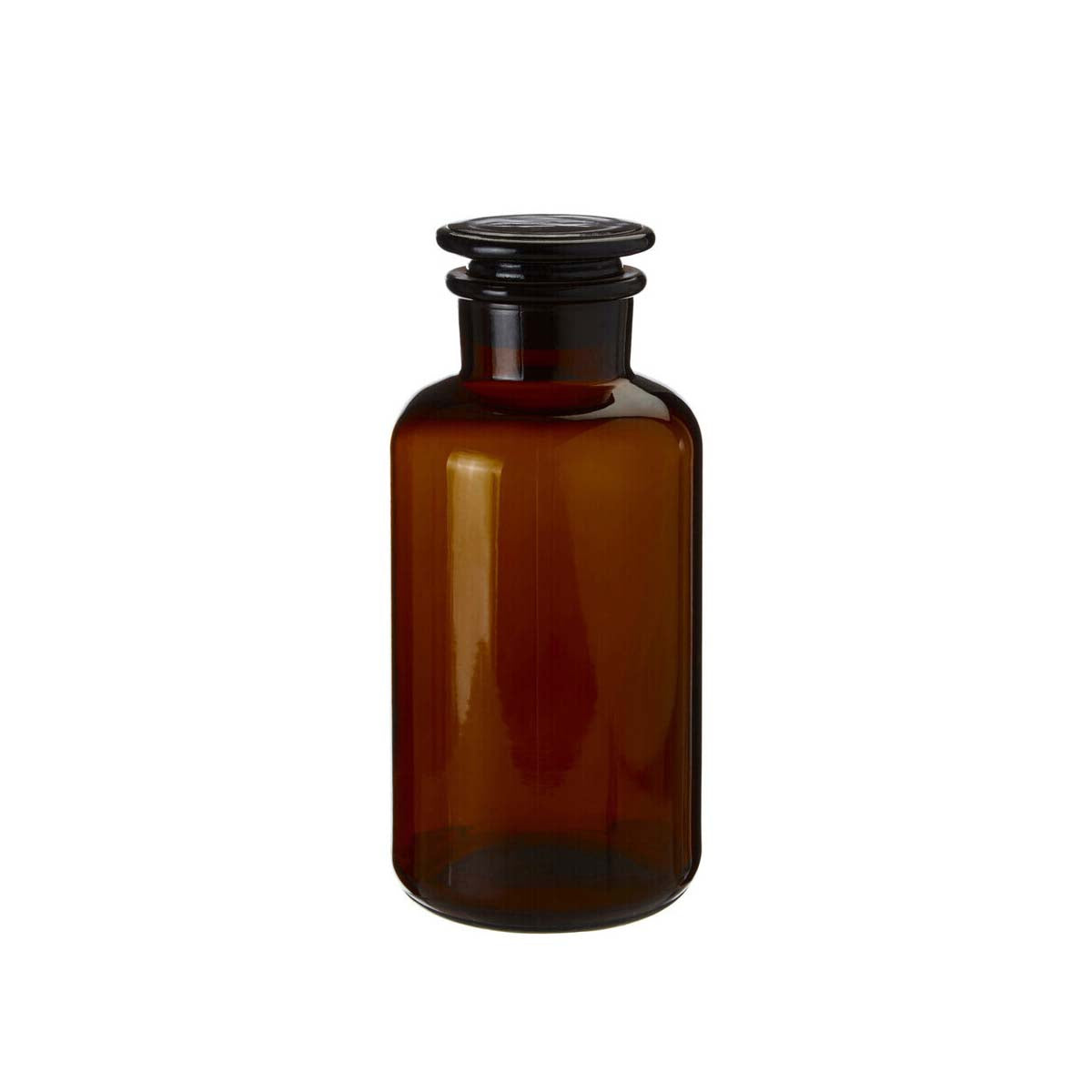 Apothecary Medium Amber Glass Bottle