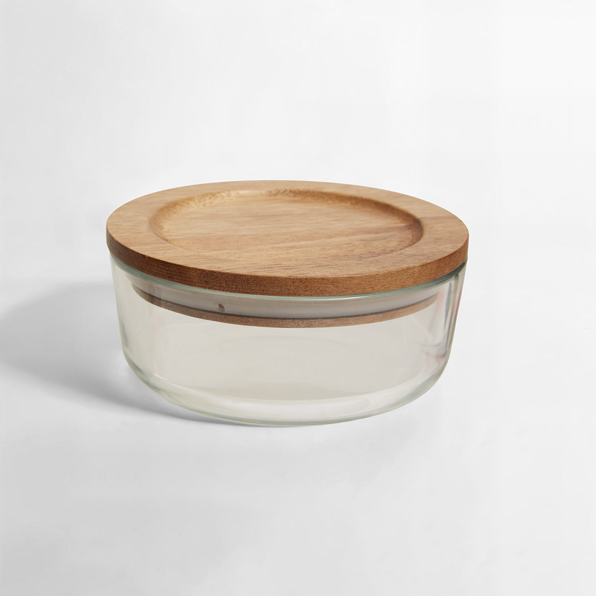 Freska 300ml Glass Container With Acacia Lid