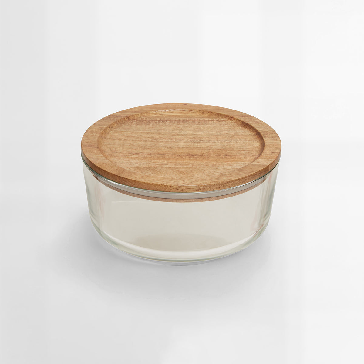 Freska 850ml Glass Container With Acacia Lid
