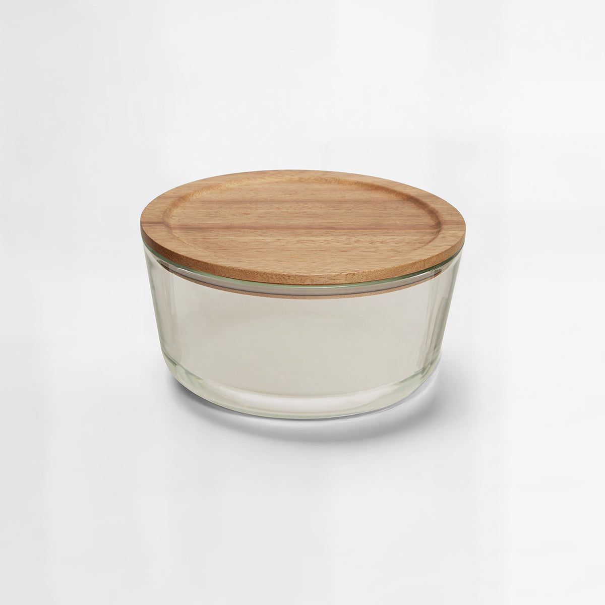 Freska 1650ml Glass Container With Acacia Lid