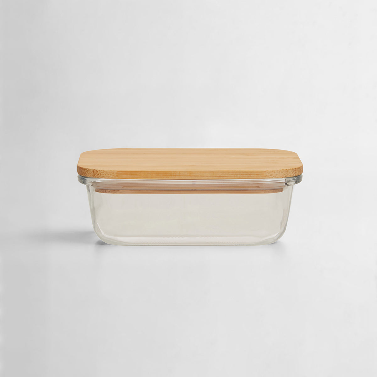 Freska 370ml Glass Container With Bamboo Lid