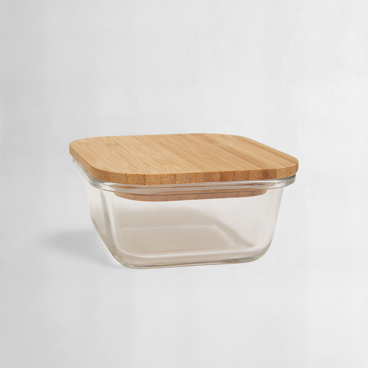 Freska 320ml Glass Container With Bamboo Lid