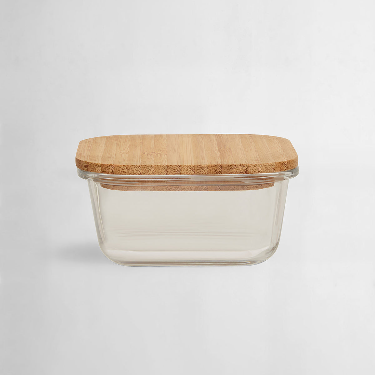 Freska 520ml Glass Container With Bamboo Lid