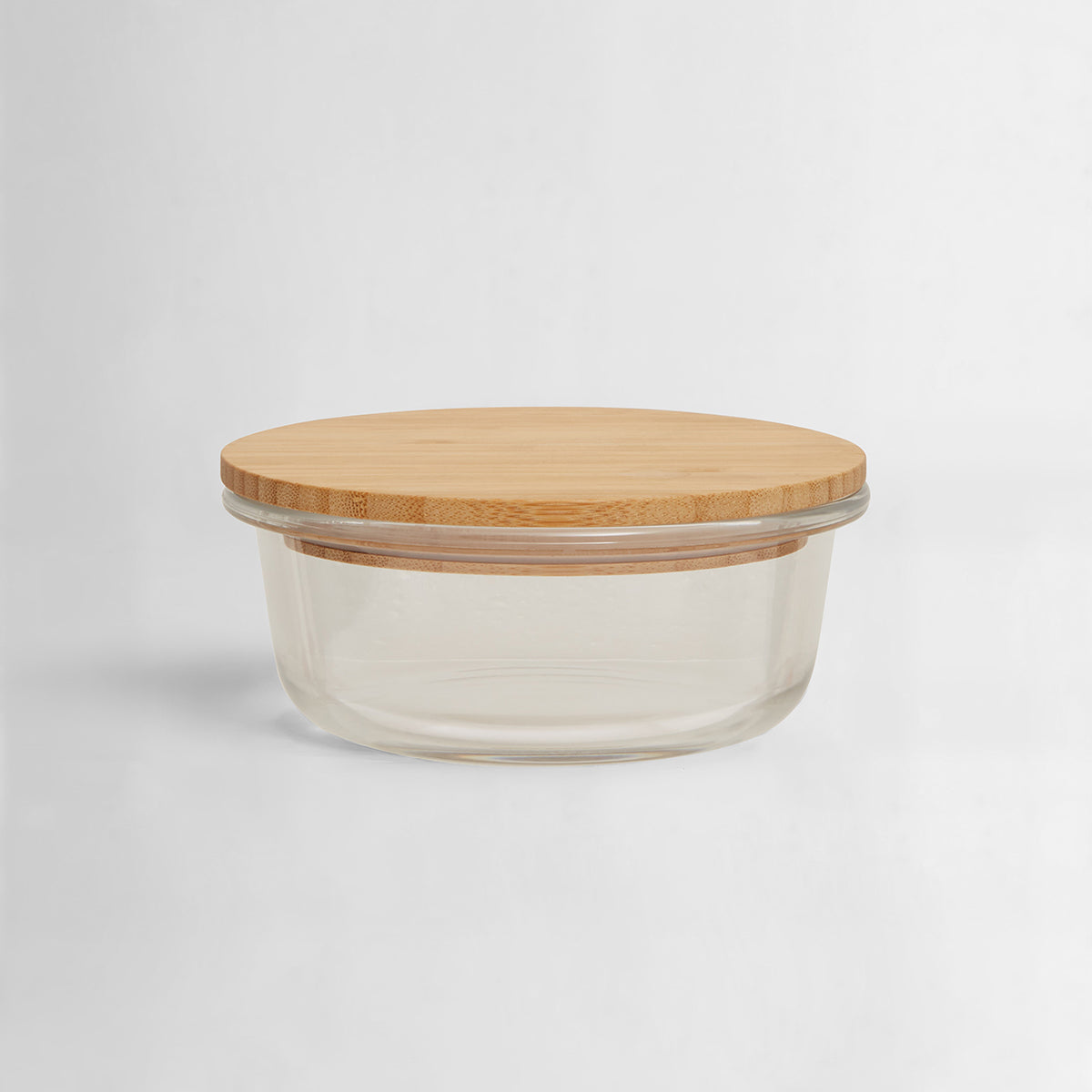 Freska 400ml Glass Container With Bamboo Lid
