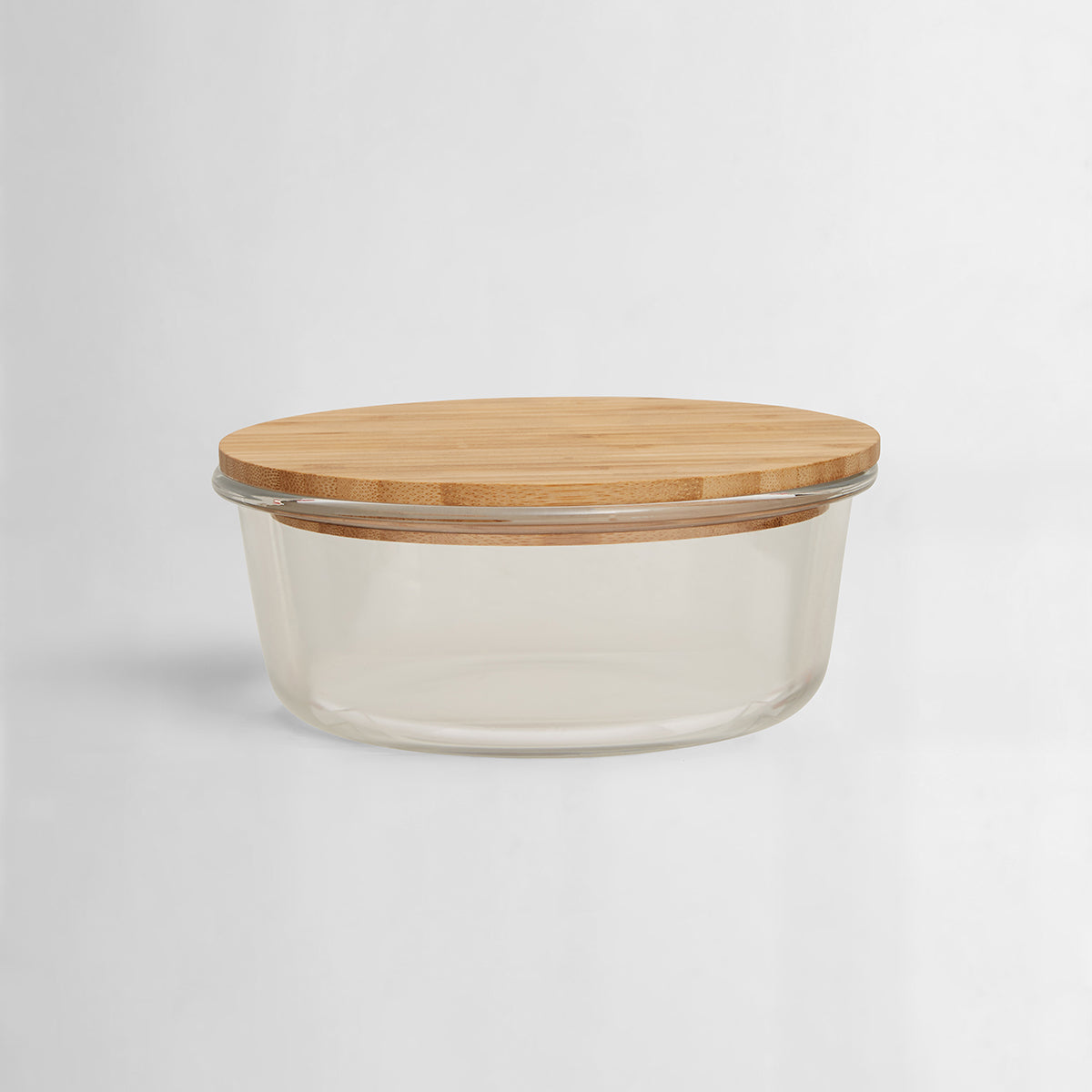 Freska 950ml Glass Container With Bamboo Lid