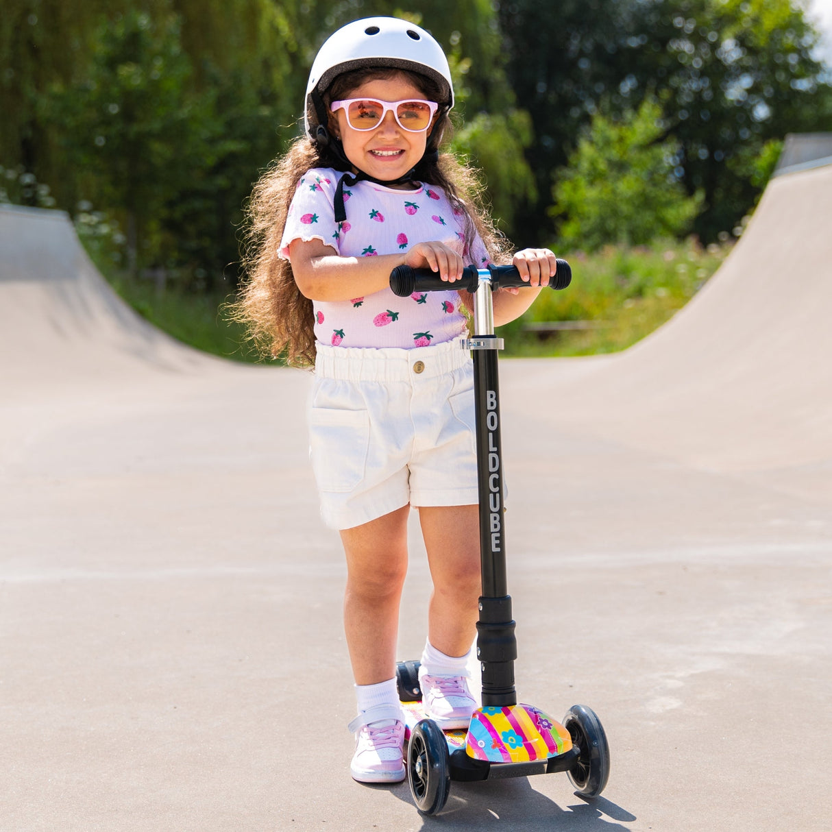 Flower Power - Big 3 Wheel Scooter