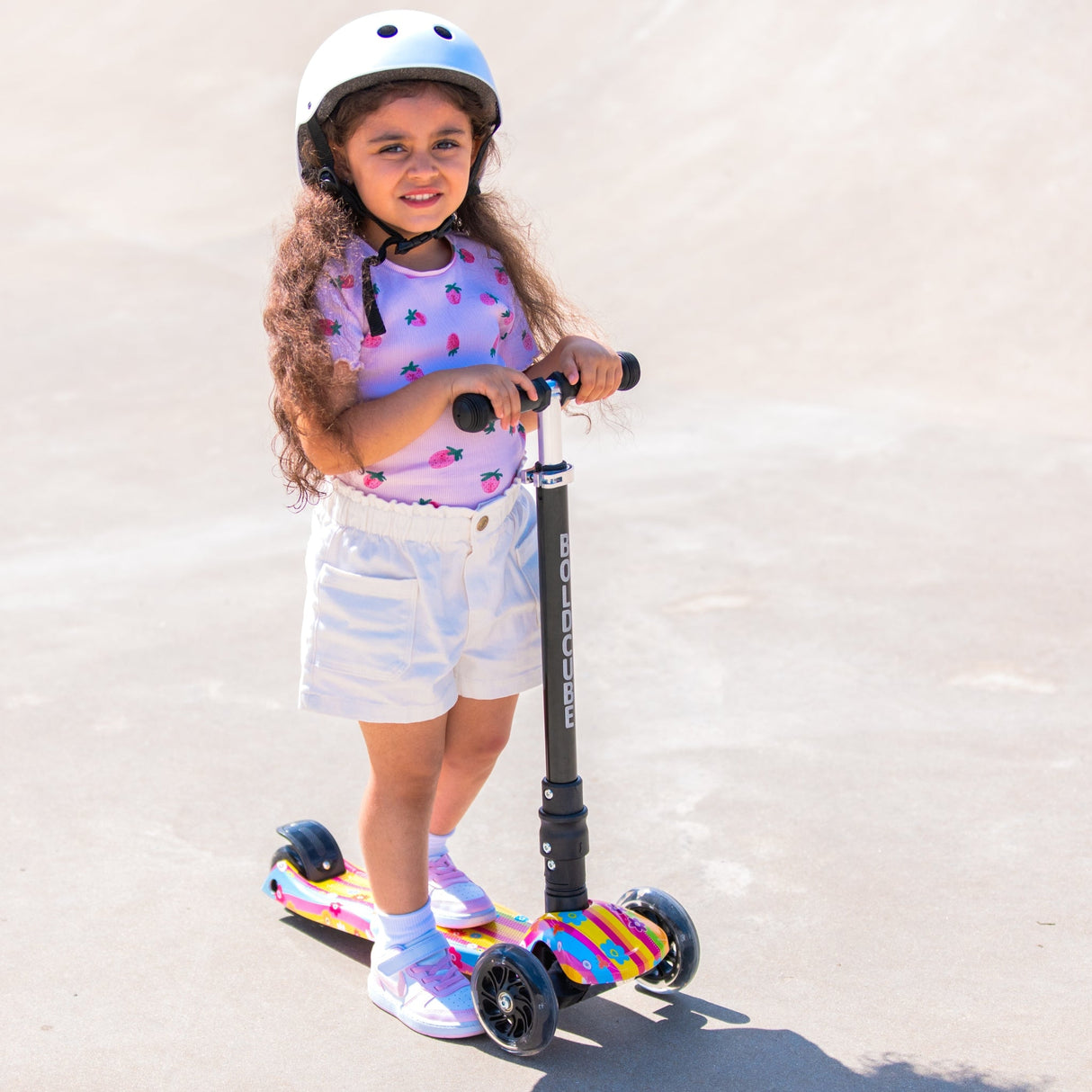 Flower Power - Big 3 Wheel Scooter