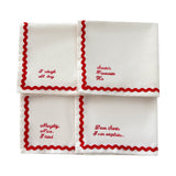Christmas Cheeky Embroidered Sayings | Set 4