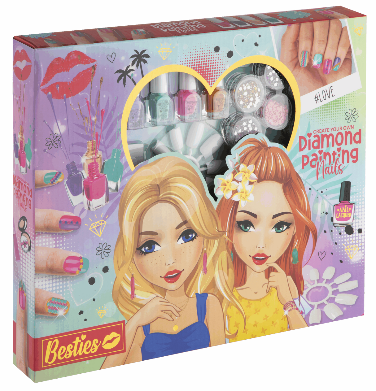 Besties Diamond Painting Nail Set