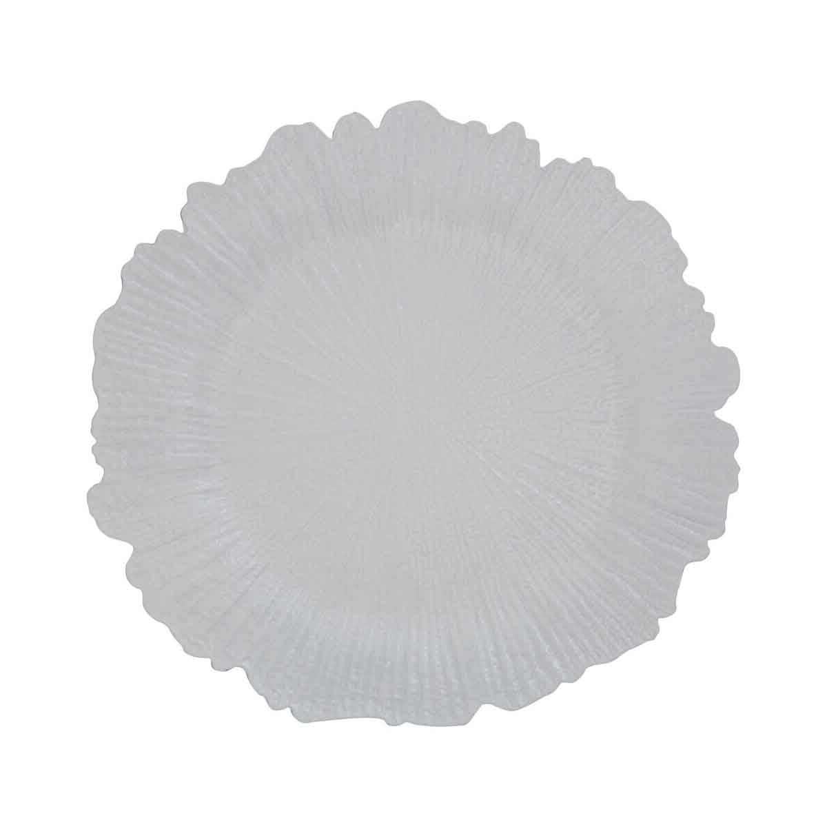 Dia White Reef Charger Plate