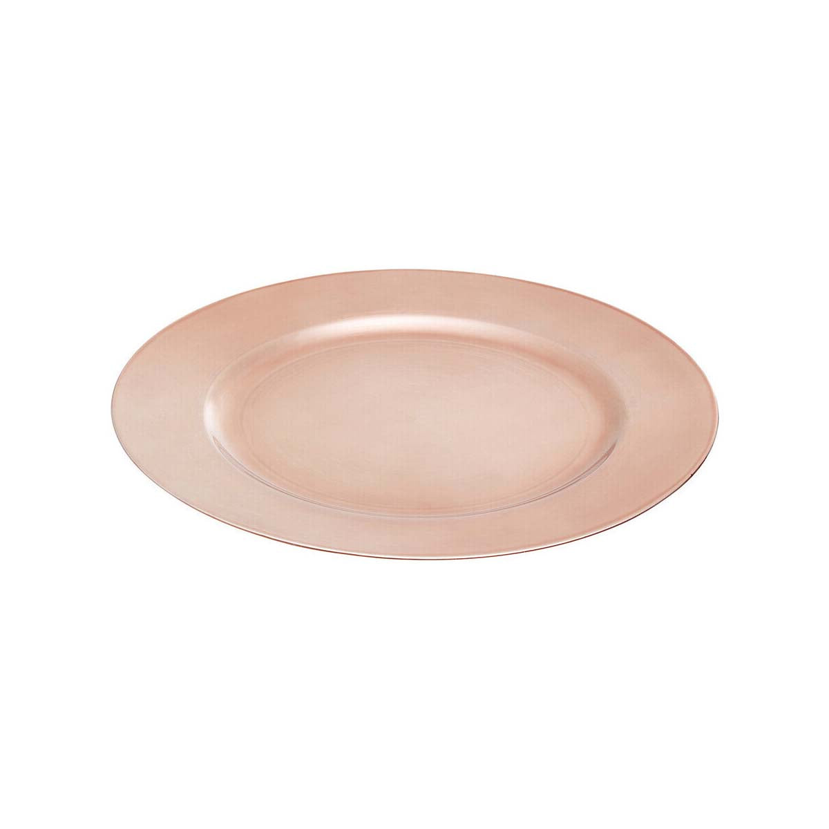 Dia Rose Gold Flat Style Charger Plate