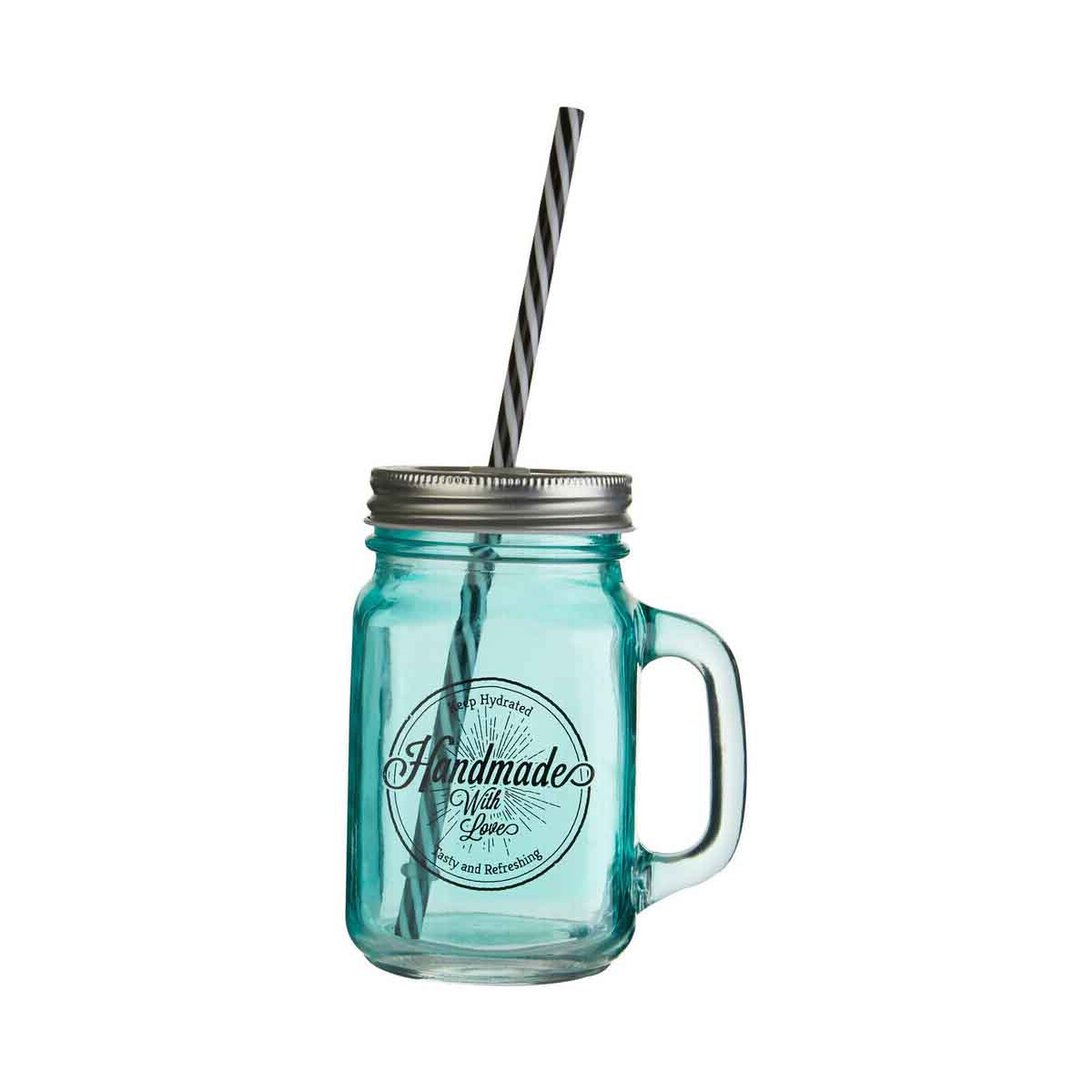 Cocktails Square Mason Jar Mug