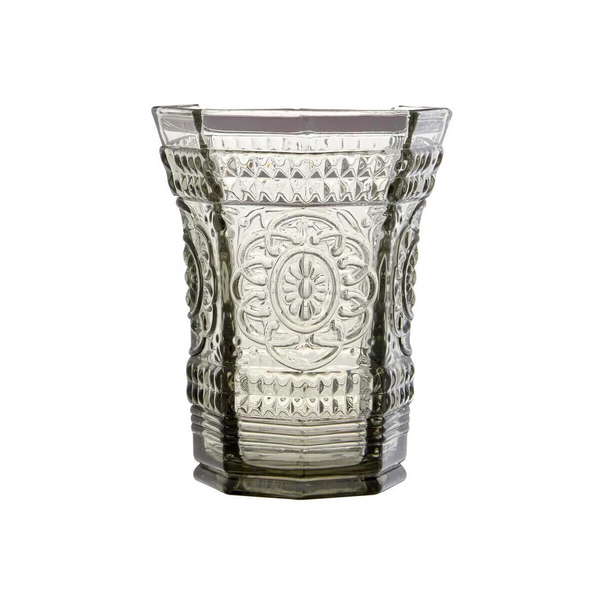 Baroque Smoked Glass Tumbler
