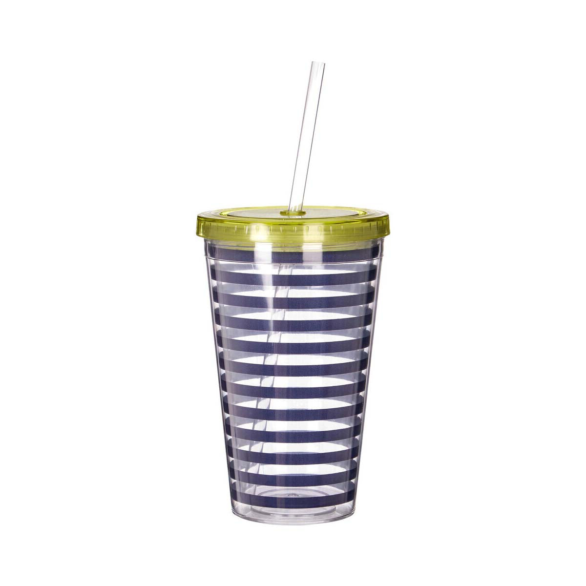 Mimo Stripe 450ml Drinks Cup