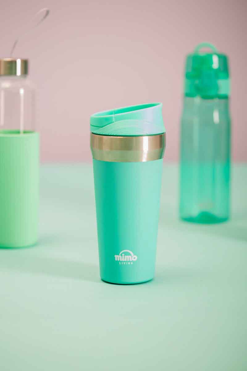 Mimo Turquoise 380ml Travel Mug