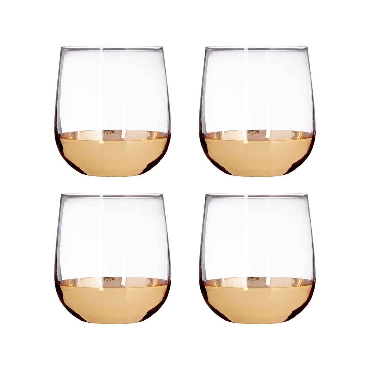 Horizon Set Of Four Glass Tumblers