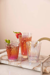 Aurora Set of 4 Lustre Hi Ball Glasses