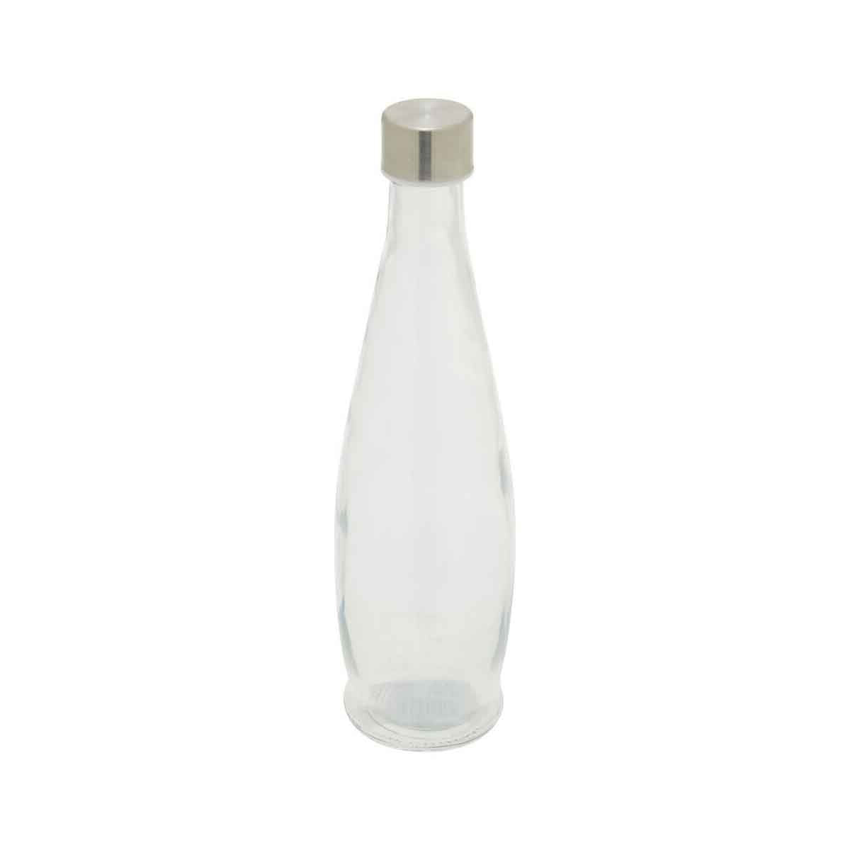 Dayla Clear Glass 1000ml Bottle With Metal Lid