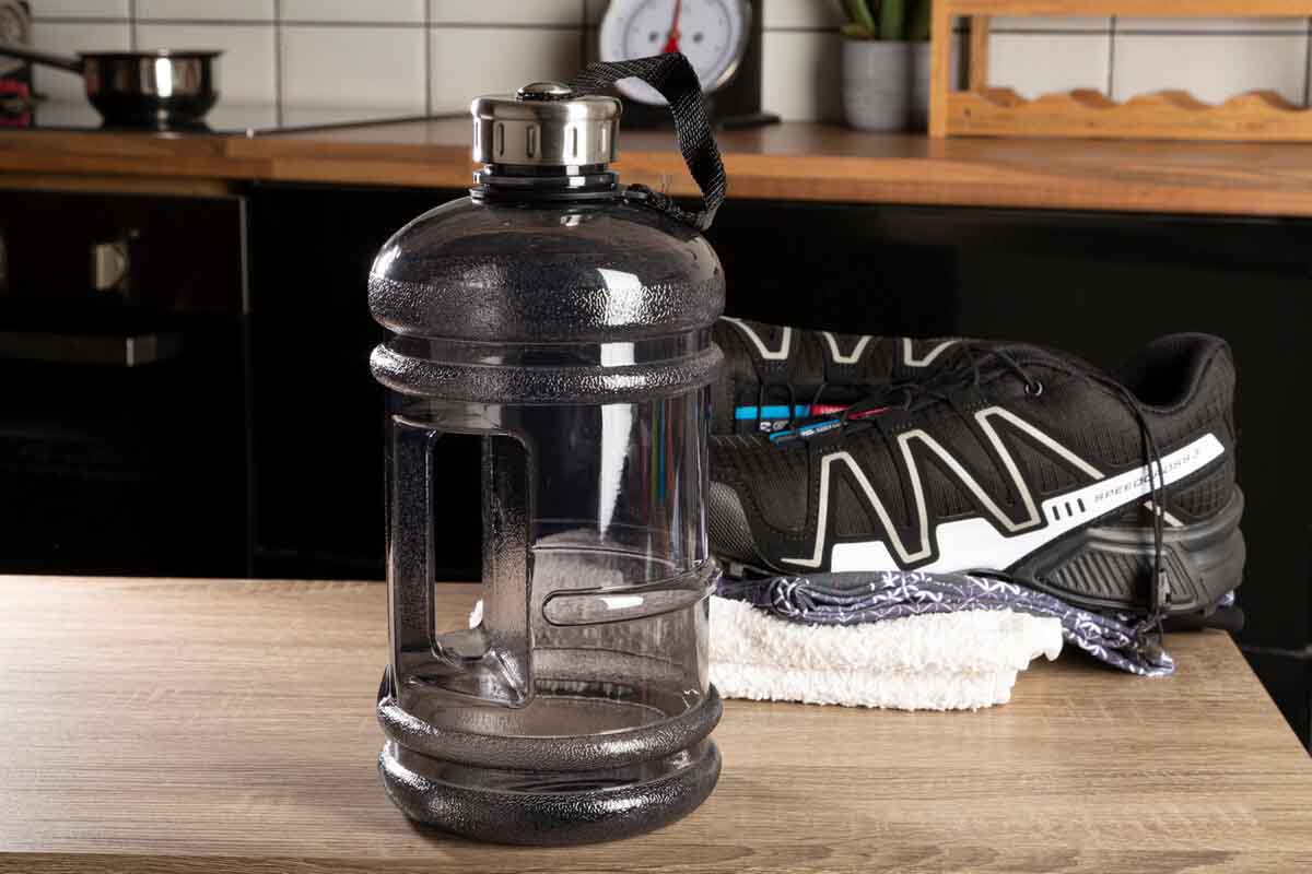 Olly Grey 2200ml Sports Drinking Bottle