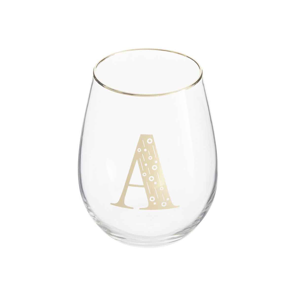 Claro Letter A Curved Tumbler