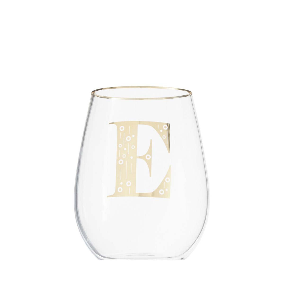 Claro Letter E  Curved Tumbler