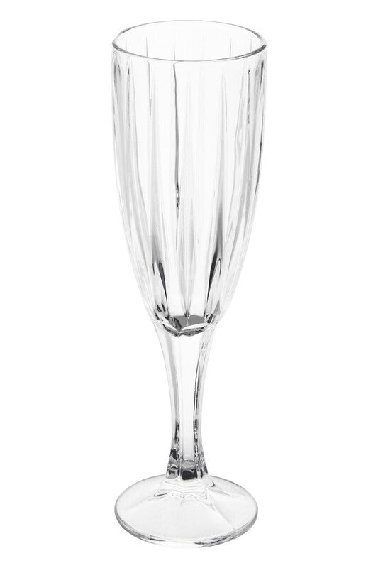Beaufort Set of 4 Crystal Champagne Flutes