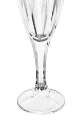 Beaufort Set of 4 Crystal Champagne Flutes