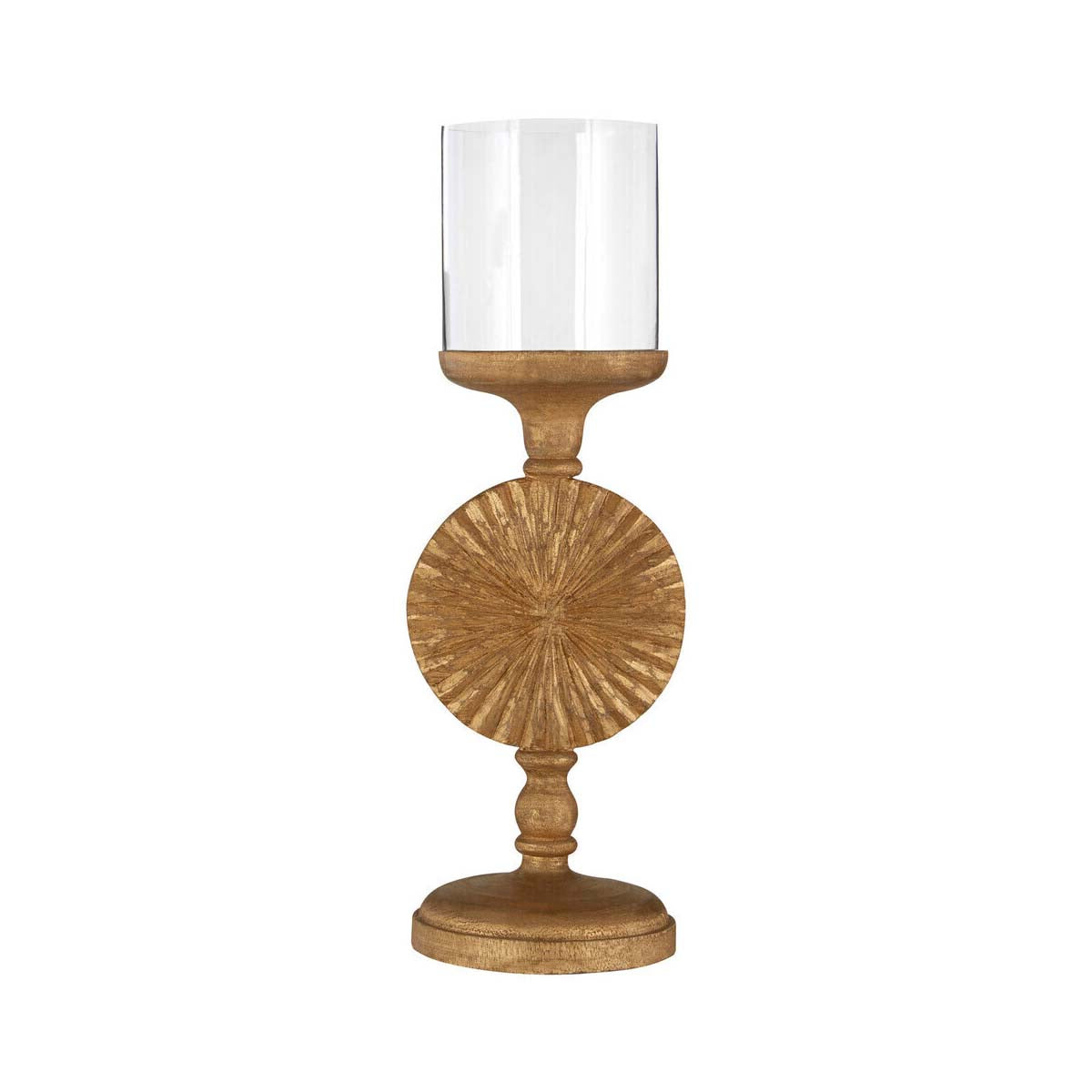 Fluted Disc Candle Holder