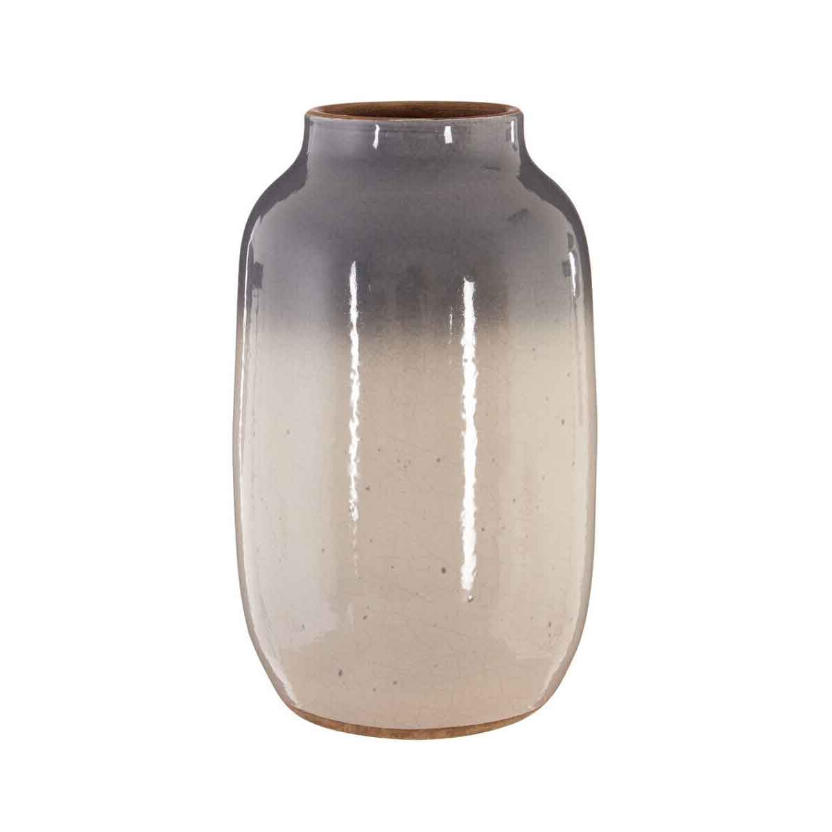 Domo Grey Earthenware Vase