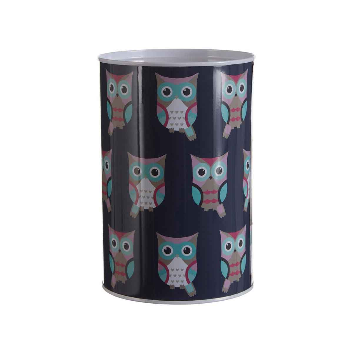 Happy Owls Large Money Tin