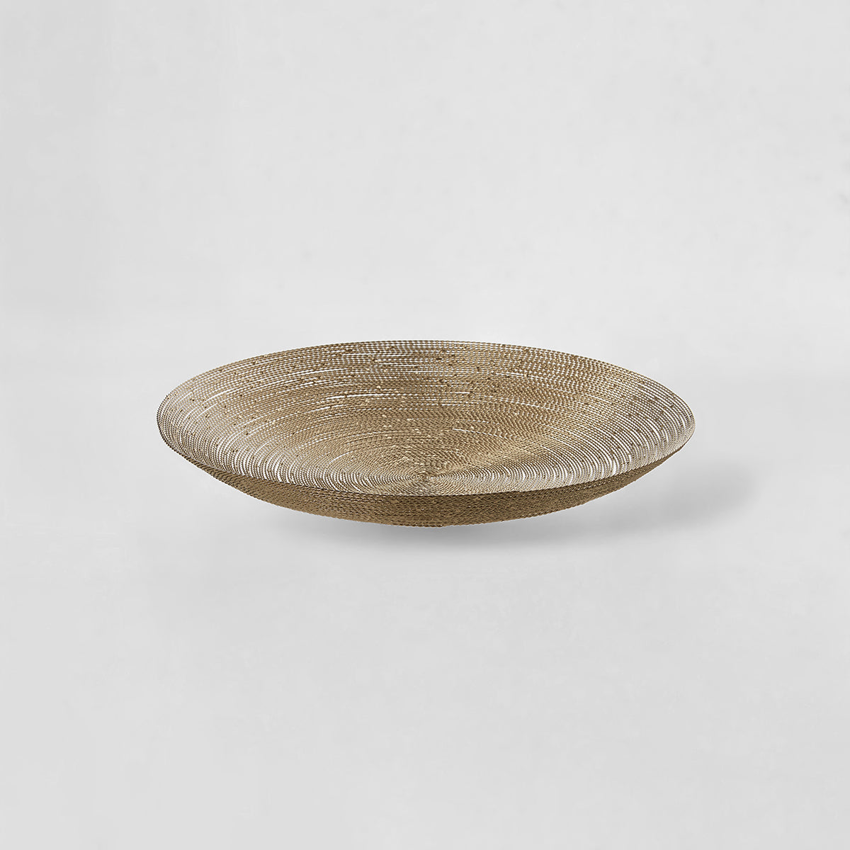 Hege Nickel Twisted Wire Decorative Plate