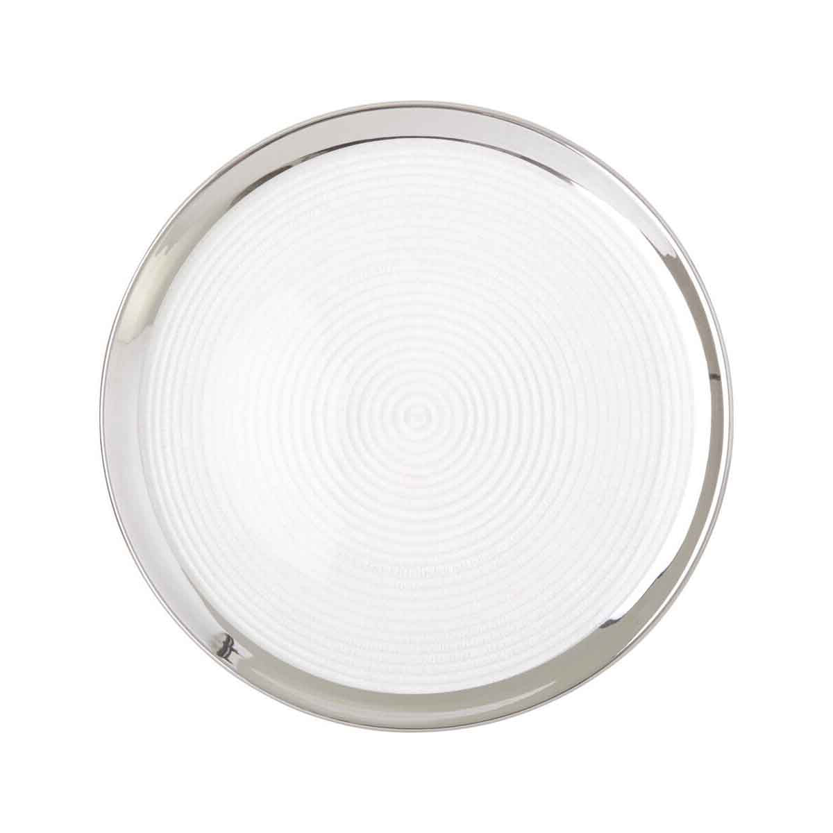 Ida 32cm Embossed Coupe Charger Plate