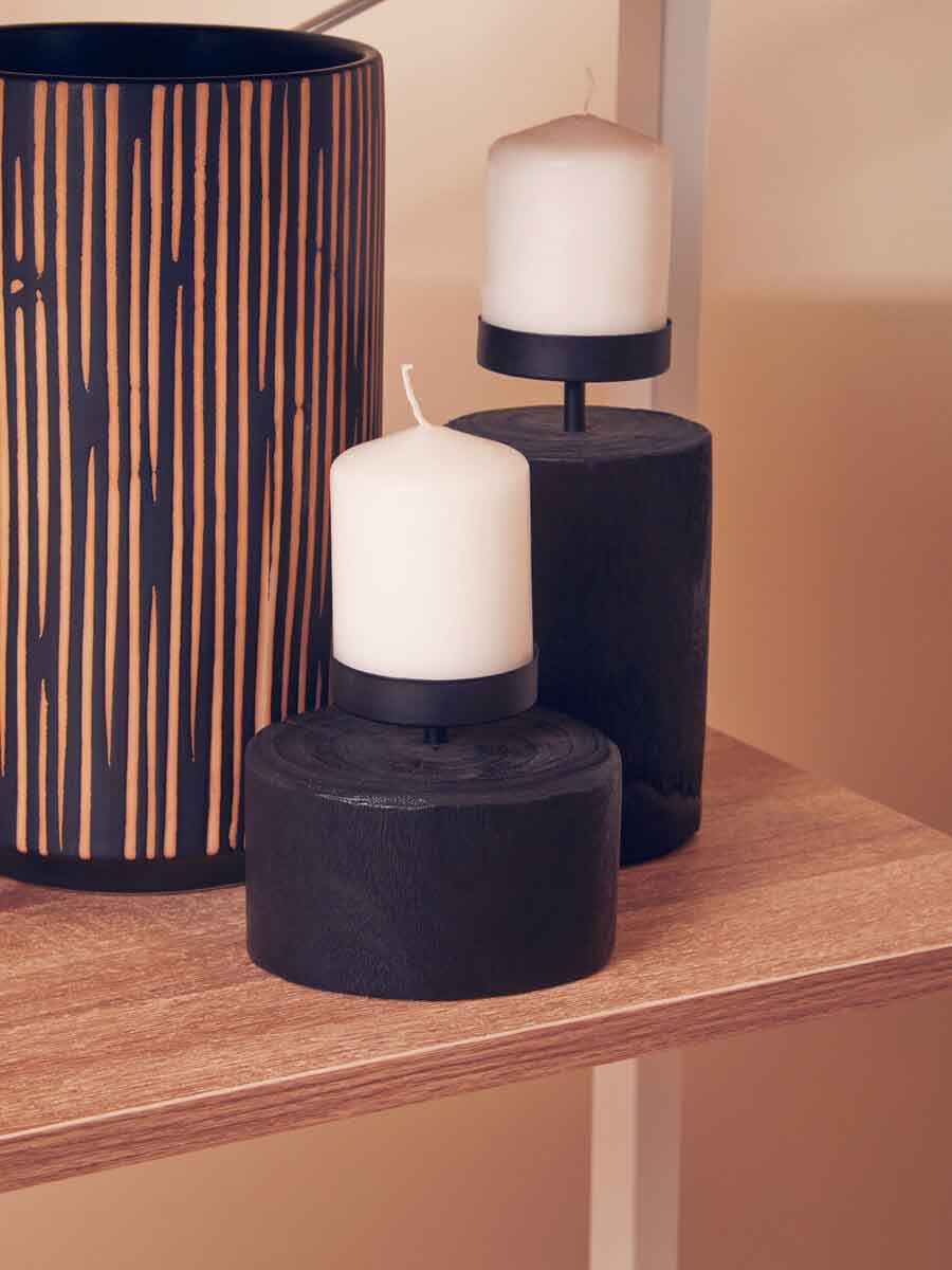 Lacuna Small Candle Holder
