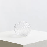 Bolla Small Round Clear Glass Vase