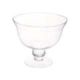Ambra Clear Glass Footed Bowl