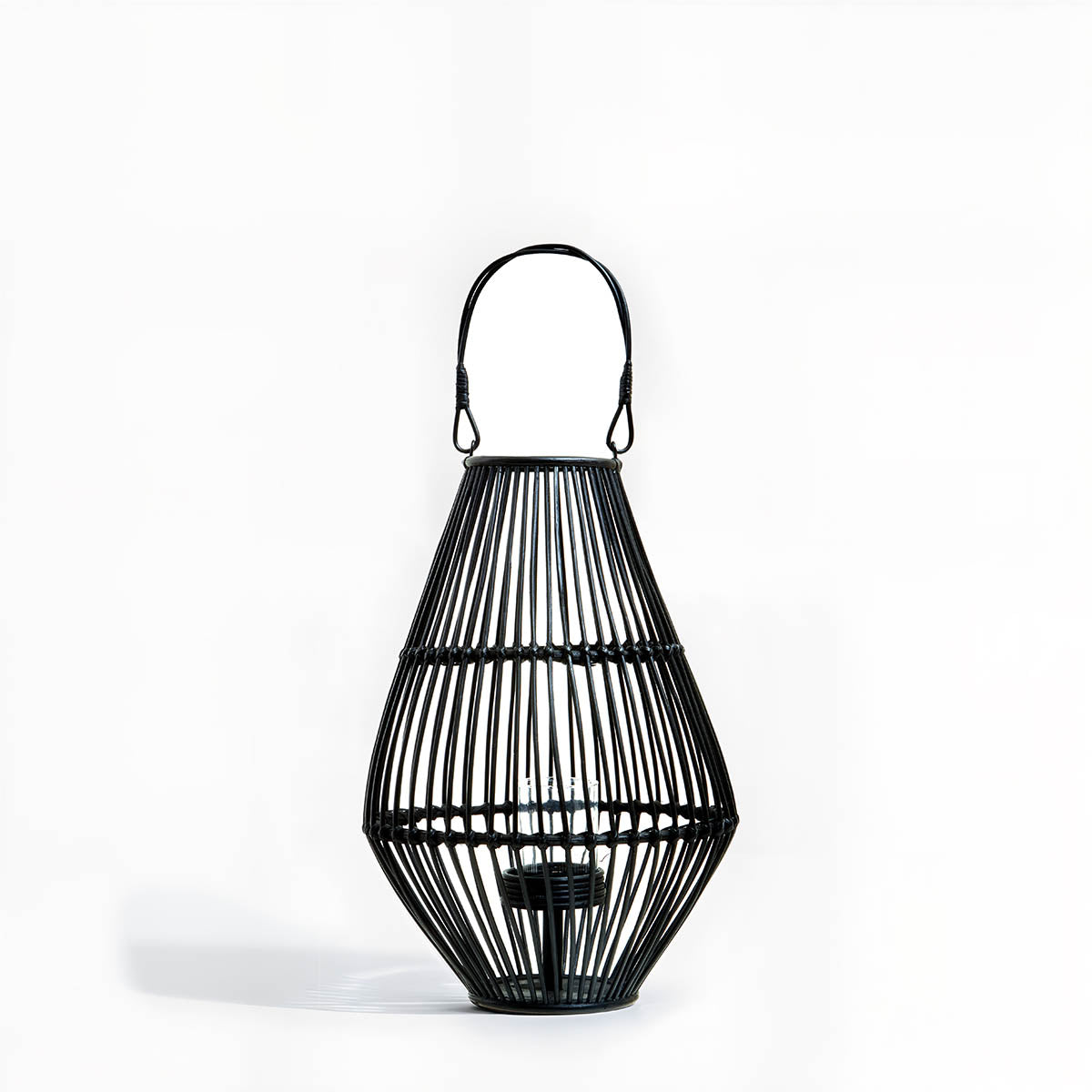 Mataram Black Lantern With Hoop Handle