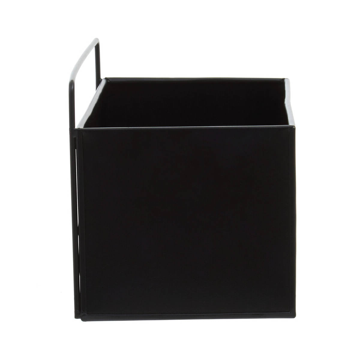 Asher Small Black Wall Plant Box