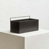 Asher Small Black Wall Plant Box
